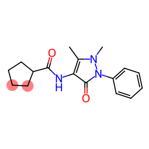 N-(1,5-dimethyl-3-oxo-2-phenyl-2,3-dihydro-1H-pyrazol-4-yl)cyclopentanecarboxamide