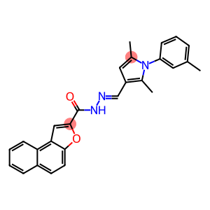 N'-{[2,5-dimethyl-1-(3-methylphenyl)-1H-pyrrol-3-yl]methylene}naphtho[2,1-b]furan-2-carbohydrazide