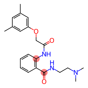 N-[2-(dimethylamino)ethyl]-2-{[(3,5-dimethylphenoxy)acetyl]amino}benzamide