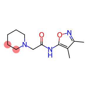 N-(3,4-Dimethyl-5-isoxazolyl)-1-piperidineacetamide