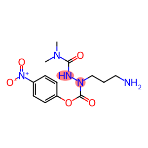 N2-(Dimethylcarbamoyl)-2-azaornithine p-nitrophenyl ester