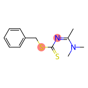 N-(1-Dimethylaminoethylidene)dithiocarbamic acid benzyl ester