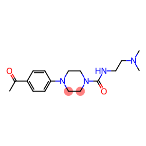 N-(2-Dimethylaminoethyl)-4-[4-acetylphenyl]piperazine-1-carboxamide