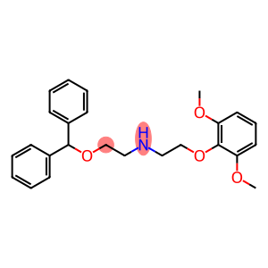 N-[2-(2,6-Dimethoxyphenoxy)ethyl]-2-(diphenylmethoxy)ethanamine