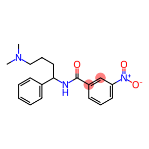 N-[4-(Dimethylamino)-1-phenylbutyl]-3-nitrobenzamide