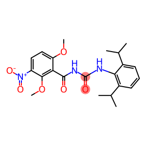 N-(2,6-diisopropylphenyl)-N'-(2,6-dimethoxy-3-nitrobenzoyl)urea