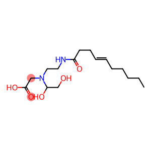 N-(1,2-Dihydroxyethyl)-N-[2-(4-decenoylamino)ethyl]aminoacetic acid