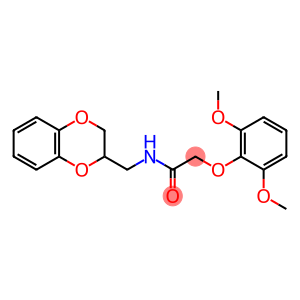 N-[[(2,3-Dihydro-1,4-benzodioxin)-2-yl]methyl]-2-(2,6-dimethoxyphenoxy)acetamide