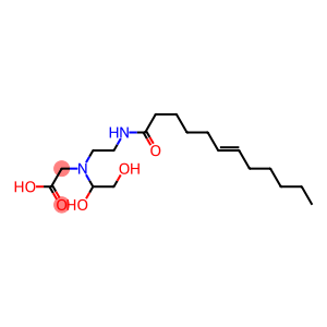 N-(1,2-Dihydroxyethyl)-N-[2-(6-dodecenoylamino)ethyl]aminoacetic acid