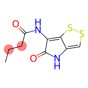 N-(4,5-Dihydro-5-oxo-1,2-dithiolo[4,3-b]pyrrol-6-yl)butanamide