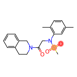 N-[2-(3,4-dihydro-2(1H)-isoquinolinyl)-2-oxoethyl]-N-(2,5-dimethylphenyl)methanesulfonamide