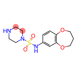 N-(3,4-dihydro-2H-1,5-benzodioxepin-7-yl)piperazine-1-sulfonamide