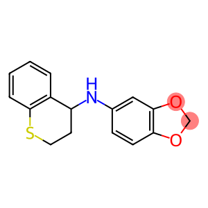 N-(3,4-dihydro-2H-1-benzothiopyran-4-yl)-2H-1,3-benzodioxol-5-amine