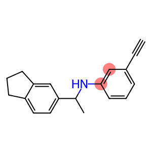 N-[1-(2,3-dihydro-1H-inden-5-yl)ethyl]-3-ethynylaniline