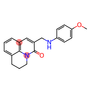 N-[(2,3-DIHYDRO-5-OXO-(1H,5H)-BENZO[IJ]QUINOLIZIN-6-YL)METHYL]-4-METHOXYBENZAMINE