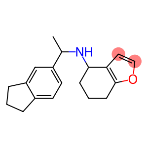 N-[1-(2,3-dihydro-1H-inden-5-yl)ethyl]-4,5,6,7-tetrahydro-1-benzofuran-4-amine