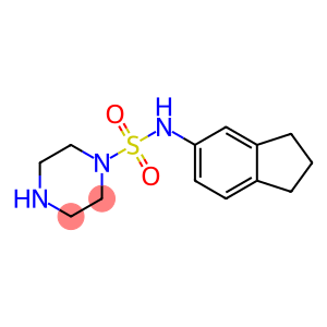 N-(2,3-dihydro-1H-inden-5-yl)piperazine-1-sulfonamide