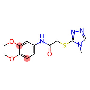 N-(2,3-DIHYDRO-1,4-BENZODIOXIN-6-YL)-2-[(4-METHYL-4H-1,2,4-TRIAZOL-3-YL)SULFANYL]ACETAMIDE