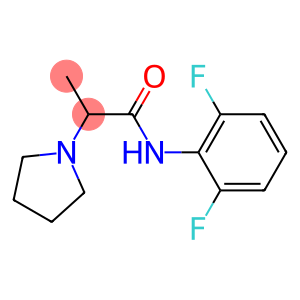 N1-(2,6-difluorophenyl)-2-tetrahydro-1H-pyrrol-1-ylpropanamide