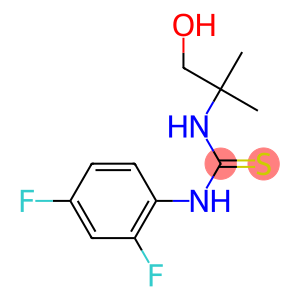 N-(2,4-difluorophenyl)-N'-(2-hydroxy-1,1-dimethylethyl)thiourea