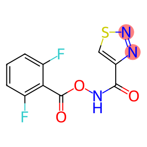 N-[(2,6-difluorobenzoyl)oxy]-1,2,3-thiadiazole-4-carboxamide