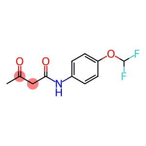 N-[4-(difluoromethoxy)phenyl]-3-oxobutanamide