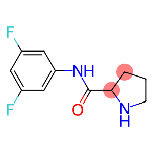 N-(3,5-difluorophenyl)pyrrolidine-2-carboxamide