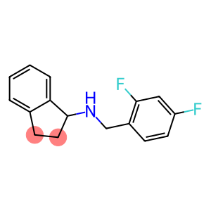 N-[(2,4-difluorophenyl)methyl]-2,3-dihydro-1H-inden-1-amine