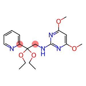 N-[2,2-DIETHOXY-2-(PYRIDIN-2-YL)ETHYL]-4,6-DIMETHOXY-2-PYRIMIDINAMINE