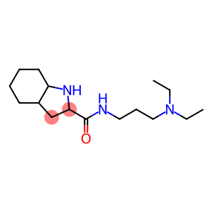 N-[3-(diethylamino)propyl]octahydro-1H-indole-2-carboxamide