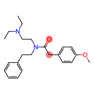 N-[2-(Diethylamino)ethyl]-N-(2-phenylethyl)-4-methoxyphenylacetamide