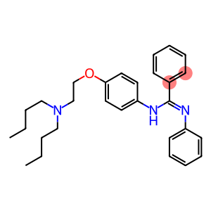 N-[4-[2-(Dibutylamino)ethoxy]phenyl]-N'-phenylbenzamidine