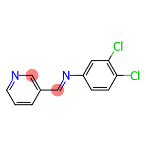 N-(3,4-dichlorophenyl)-N-[(E)-3-pyridinylmethylidene]amine