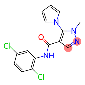 N4-(2,5-dichlorophenyl)-1-methyl-5-(1H-pyrrol-1-yl)-1H-pyrazole-4-carboxamide