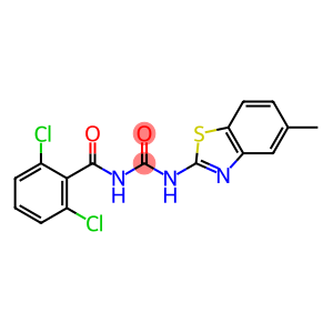 N-(2,6-dichlorobenzoyl)-N'-(5-methyl-1,3-benzothiazol-2-yl)urea