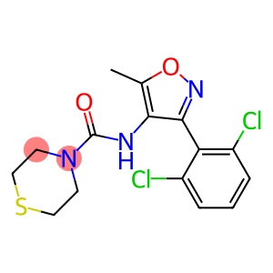 N4-[3-(2,6-dichlorophenyl)-5-methylisoxazol-4-yl]thiomorpholine-4-carboxamide