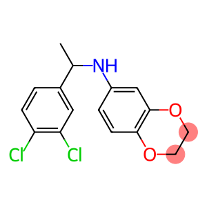 N-[1-(3,4-dichlorophenyl)ethyl]-2,3-dihydro-1,4-benzodioxin-6-amine