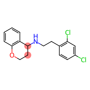 N-[2-(2,4-dichlorophenyl)ethyl]-3,4-dihydro-2H-1-benzopyran-4-amine