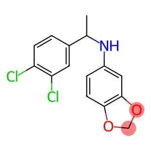 N-[1-(3,4-dichlorophenyl)ethyl]-2H-1,3-benzodioxol-5-amine