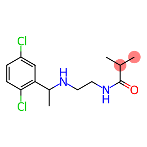 N-(2-{[1-(2,5-dichlorophenyl)ethyl]amino}ethyl)-2-methylpropanamide