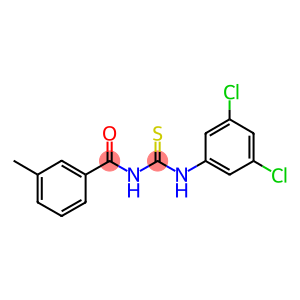 N-(3,5-dichlorophenyl)-N'-(3-methylbenzoyl)thiourea