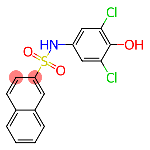 N-(3,5-dichloro-4-hydroxyphenyl)-2-naphthalenesulfonamide