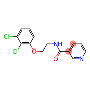 N-[2-(2,3-dichlorophenoxy)ethyl]nicotinamide