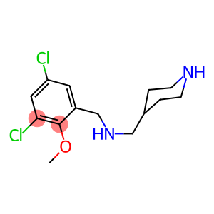 N-(3,5-dichloro-2-methoxybenzyl)-N-(4-piperidinylmethyl)amine