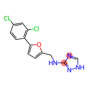 N-{[5-(2,4-dichlorophenyl)-2-furyl]methyl}-N-(1H-1,2,4-triazol-3-yl)amine