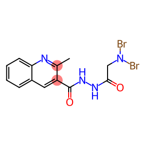 N'-[(Dibromoamino)acetyl]-2-methylquinoline-3-carbohydrazide