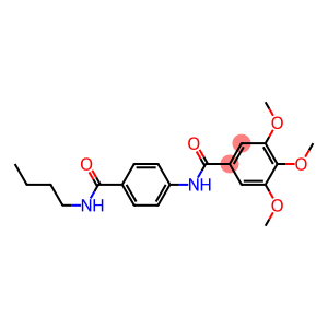 N-{4-[(butylamino)carbonyl]phenyl}-3,4,5-trimethoxybenzamide