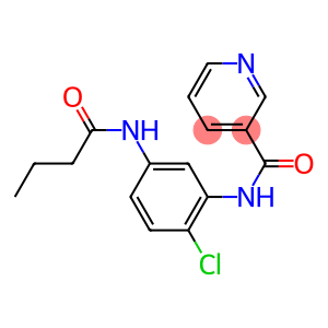 N-[5-(butyrylamino)-2-chlorophenyl]nicotinamide