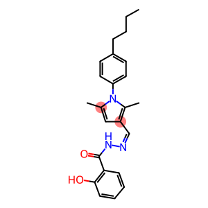 N'-{[1-(4-butylphenyl)-2,5-dimethyl-1H-pyrrol-3-yl]methylene}-2-hydroxybenzohydrazide