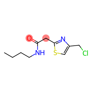 N-butyl-2-[4-(chloromethyl)-1,3-thiazol-2-yl]acetamide